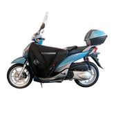Coprigambe Termoscud R084X, un coprigambe nero impermeabile. Per scooter e moto. Di Tucano Urbano.